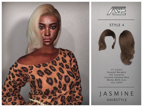 NEW HAIRSTYLES FOR SIMS 4 AT THESIMSRESOURCE!!!Hairstyles: Jasmine Hairstyle (Style 1) Jasmine Hairs