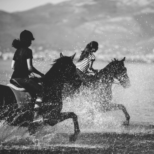 Beach ride, Greece. 