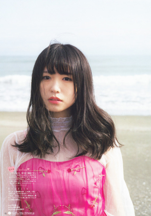 keyakizaka46id: 『B.L.T.』 March issue - Nagahama Neru② reblogged with tintum.