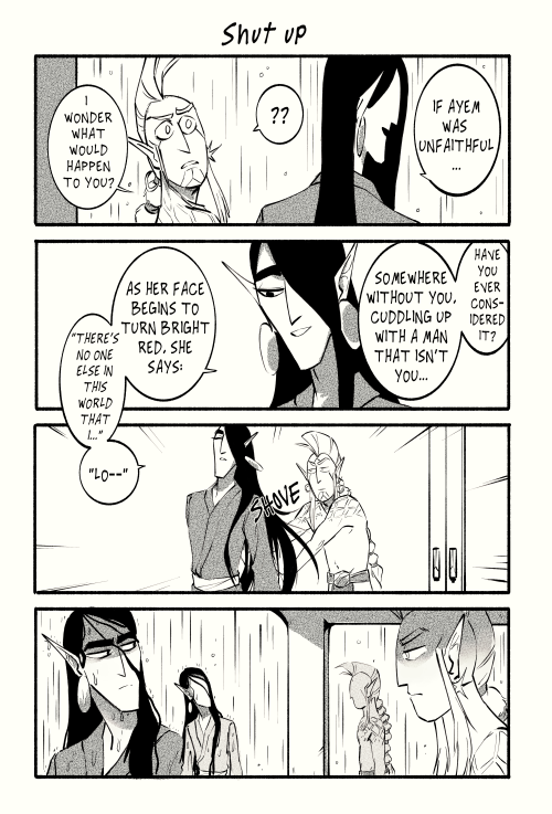 tesjejunus: a “parody” comic for @sixteenthchapel (which is intended to be read in manga format, so 