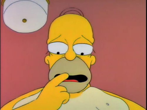 Front Facing Homer Simpson(Brush with Greatness)