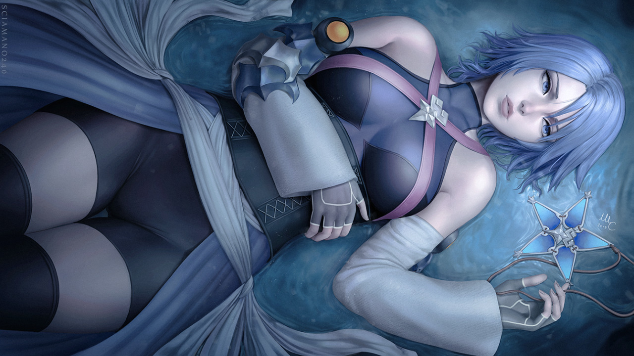 sciamano240:    Aqua from Kingdowm Hearts, 2nd reward of the March pack. With this
