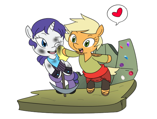 sidenart:  cowgirlrarity:  Ivory and Sparkling Cider created by SidenOh my gosh look at how adorable this is.Look at it.Thank you so much :D