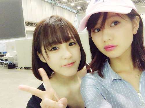 namiyorirobinha: 谷川愛梨 ‏@_Airi_Tanigawa 20160812　8：40Tanigawa Airi三田麻央　Mita Mao