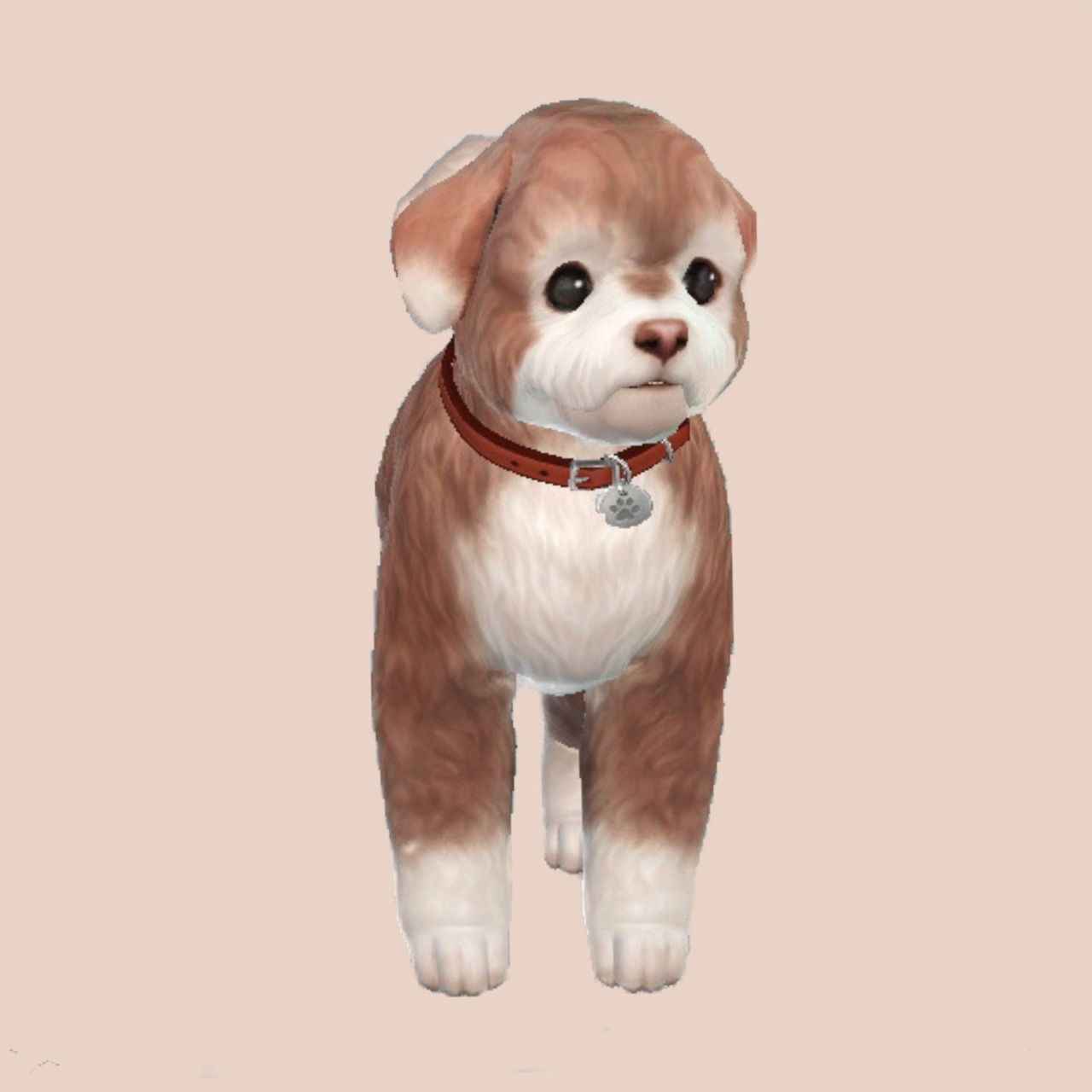 my-darling-boy:I was sad until I opened the Sims and made a dog called Chocolate