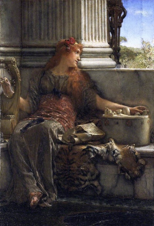 centuriespast:PoetryLawrence Alma-Tadema (1836–1912)National Museum Wales, National Museum Cardiff