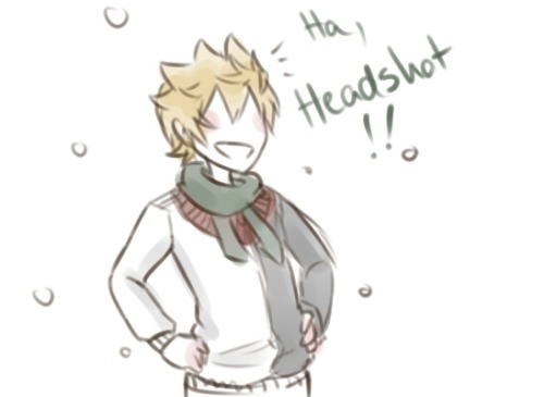 blackpaopu:  snowball fights are sure fun