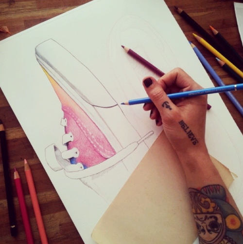 vansgirls: Your weekly art fix by Hannah Catherine.