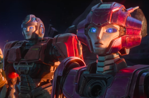 Did Anyone Notice In The Scene Where They See The Surface Of Cybertron For The First Time And Elita Says