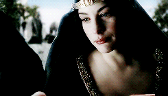ianmckllen:Arwen Appreciation Week: {day 5} → Relationship with Aragorn. Then Aragorn was abashed, f