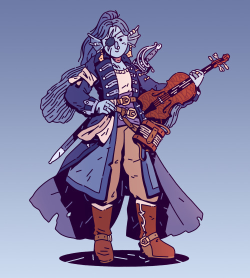 Captain Athena Eldoris the Triton Bard. Captain Eldoris has built up an impressive reputation as one