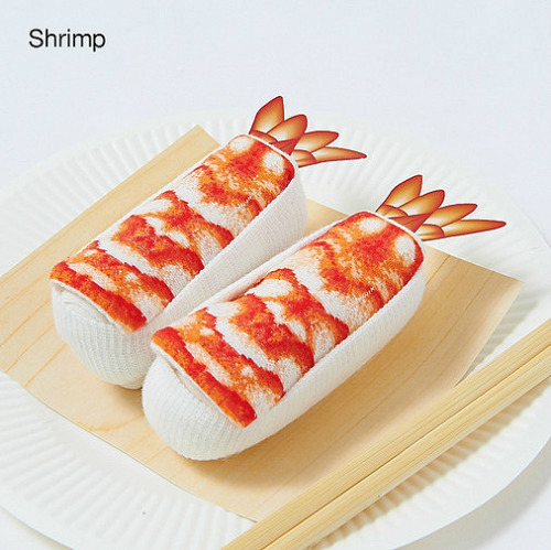 Sushi socks (sign up to get ŭ coupon) (70% sale!)  