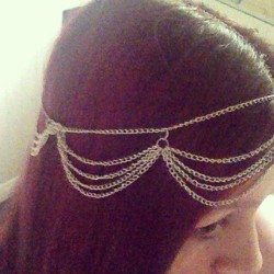 More Arrivals! Yay My Hair Chain Arrived! :D #Hairchain #Silver #Jewelry #Pretty