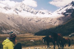 beartreadway:  Self portrait in the Cordillera