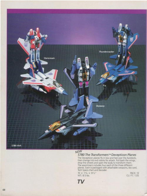 aeonmagnus:Hasbro 1984 Transformers Toy Fair catalogue.