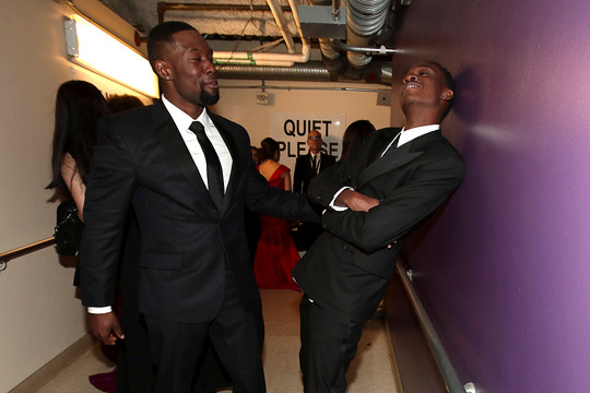 sauvamente:  downeyjrs:Moonlight cast backstage during the 89th Annual Academy Awards