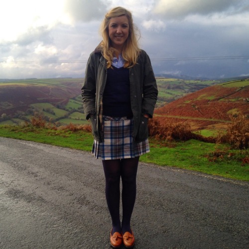 britishprep: Sunday Drive in the South Wales Valleys. Coat, Barbour // Shirt, Ralph Lauren // Jumper