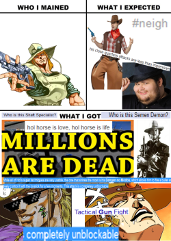 Shadow-Dio-Sama:  Kristal:  Did I Do This Right  Can Confirm Am Gun  Hol Horse Is