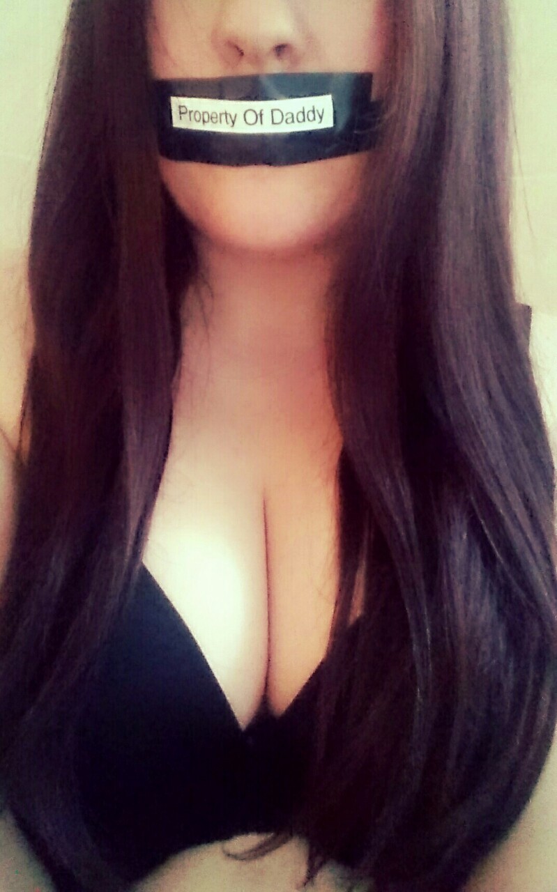 daddysprincess84:  Daddy marking his territory….all sealed up for for daddy to