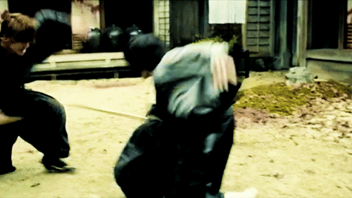 naleysocute23:Rurouni Kenshin: Kyoto Inferno (2014): Kenshin vs Soujiro Stick