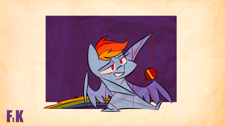fluttershythekind:Rainbow Dash and Her Amazing Yoyo Trick I decided to take this