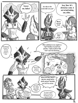 Page Two of Two Horny Satyrs in Jungle Fever is here! Previous page: Page 1Drama! Mystery! Action! &hellip;are not found in this comic! But you know what is? There’s a crapfully drawn fluffy tail in panel one and a mini satyr dick in the flashback panel.