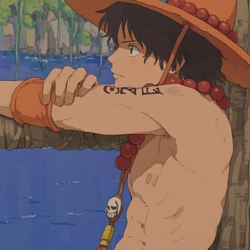 One Piece In Stuido Ghibli Style