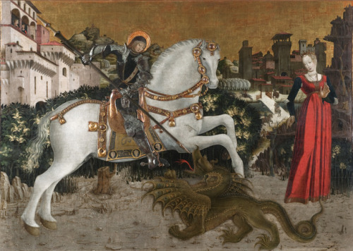 St. George and the Princess by Antonio Cicognara (fl. 1480–1500)