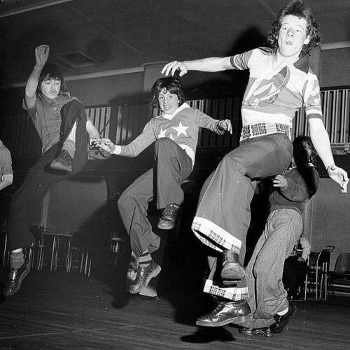 historium: Northern Soul dancers in Newcastle, England, ca. 1975