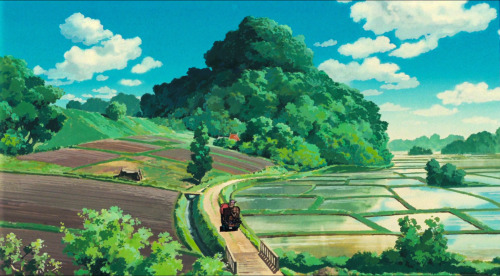 ghibli-collector:More Art of My Neighbor Totoro - Art Direction by Kazuo Oga (1988) 