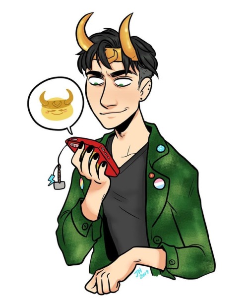 geothebio:a young #loki warmup from last night#digitalart #clipstudiopaint #artistsoninstagram #illu