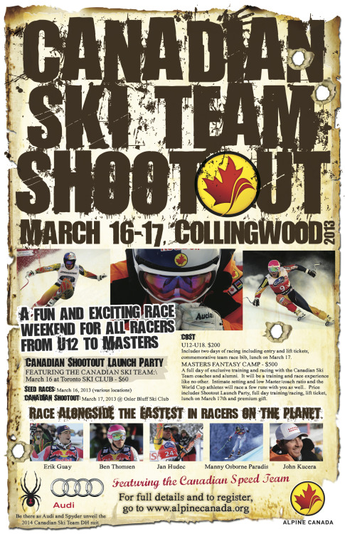 This is going to be a great event – plan to attend if you’re going to be in the Collingwood, Ontario area on March 16-17. We’ll be there!