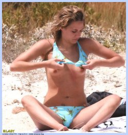 Toplessbeachcelebs:  Laura Chiattiâ Sunbathing Topless In Porto San Paolo (July