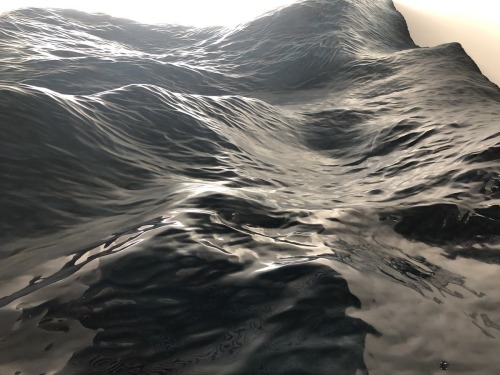 Hyber Realstic Ocean Wave Sculpture By Japanese Art Collective 'M' (2019)