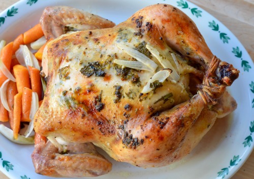 Tarragon, Garlic & Meyer Lemon Roast Chicken Happy weekend Tumblrs. I made this yummy chicken ye