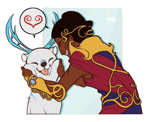 isharton:Wanted to doodle something silly! Saheeli prob love cats &lt;3I can&rsquo;t think of a sing