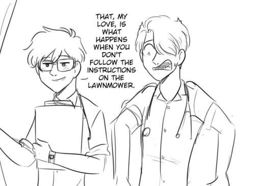 alexadooodle:  Why don’t we try to finish one AU before starting a new one, Alex?
