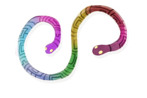 Rainbow snake demon