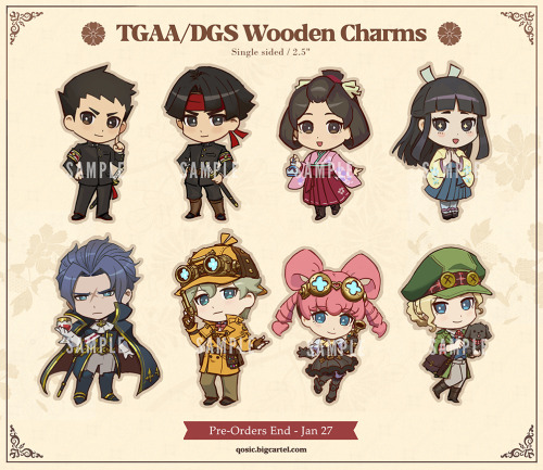  Hello! Announcing new TGAA/DGS and VLR charms, pre-orders begins now! The sales period will end 27t