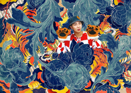 btsisinart: Our fierce leader.ART: Tiger II, James Jean (2018) THIS IS DELIGHTFUL