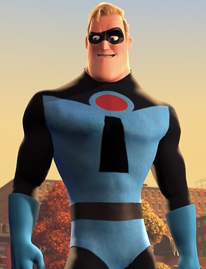 fictionismyfreakinglife: it took me years to realize the Incredibles family suit is combination of Mr. Incredible and Elastigirl suits  Mr.Incredible has a big i  Elastigirl has a her logo in a small circle The Incredibles have an i in a small circle