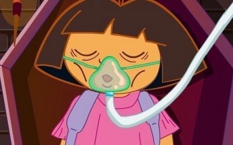 that-negro-there: devon-aoki:  capacity:  eve:   flanbby: Why are these Dora in oxygen masks pics so funny…lmao   Who did this to them?  swiper SNAPPED   Dora: “swiper no swiping!” Swiper: “I’m done with your shit bitch” 