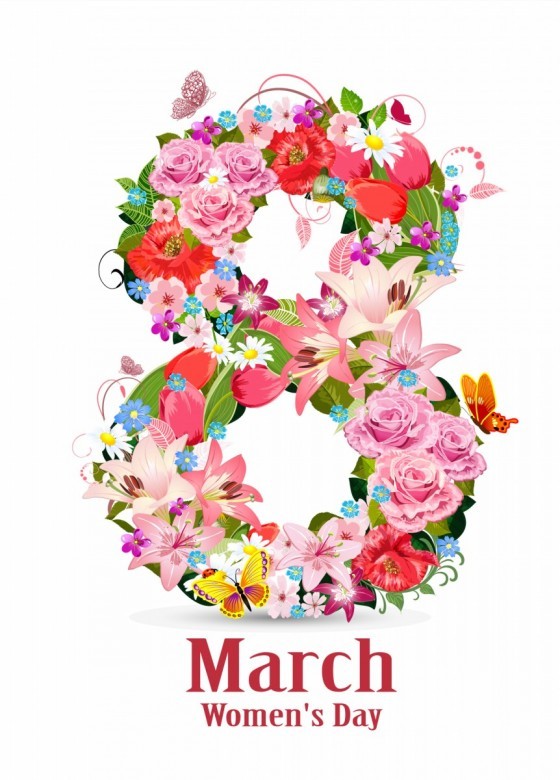 Dia internacional da mulher. Parabéns a todas as minhas amigas.