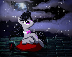 twilightsprinkle:  Stargazing Octavia by