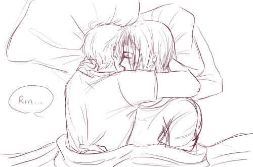 RinRei WIPs#19(December 2014)This was a comic I tried to draw for the “Reunited” prompt for RinRei W