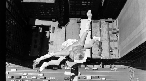 Acrobats photographed by John Dominis for the 57th Shriners Convention in Chicago, 19