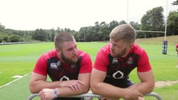 football-soccer-girls:  RWC Player Diary 4: Kieran Brookes and Dave Attwood #Rugby #RWC2015 #ENGLAND 🌹🏉🏆 - http://wp.me/p5CvtF-hfY 