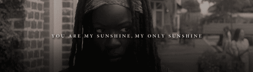 andrea-loves-michonne:Michonne &amp; her sunshine, Andrea because Andrea brought her back, right