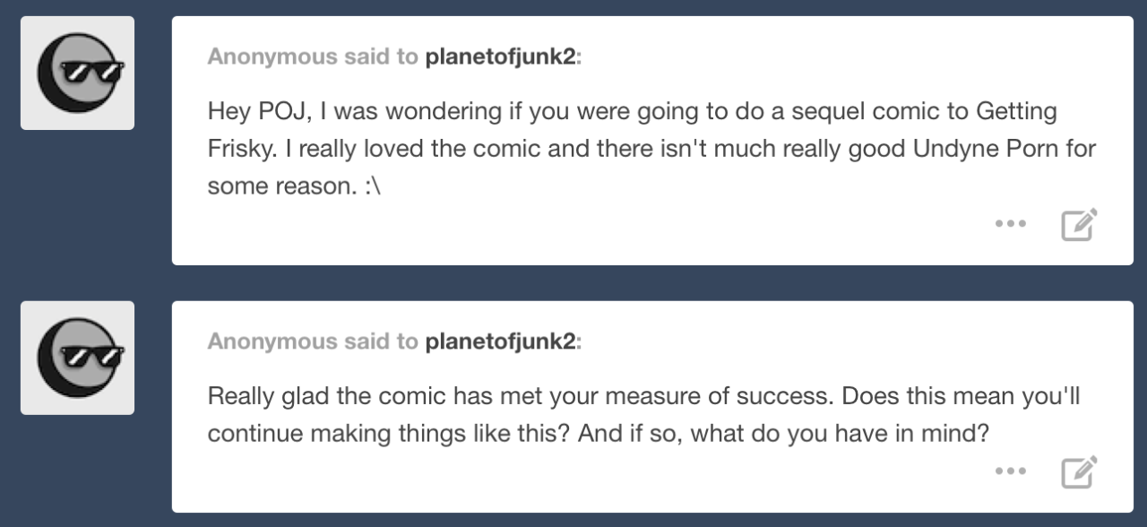 Glad you guys liked the comic!  I’m thrilled to get these kind of messages. 