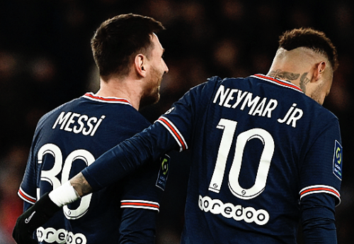 MESSI & NEYMAR JR↳ Paris Saint Germain vs FC Lorient.